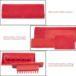 Rubber painting brush