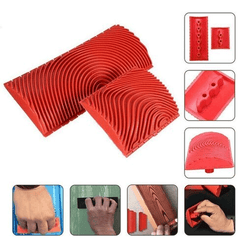 Rubber painting brush